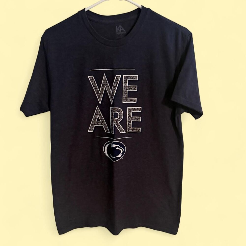 KNIGHTS APPAREL T-shirt Men M Navy We Are Penn State Nittany Lions